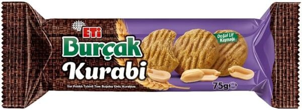 Eti Burçak Kurabi Yer Fıstıklı Tahinli 75 gr