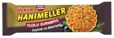Ülker Hanımeller Tuzlu Kurabiye Zeytinli Ve Biberiyeli 81gr