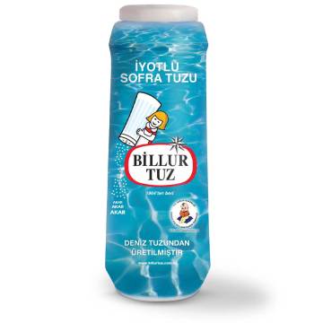 Billur Tuz İyotlu Sofra Tuzu 500gr Tuzluklu