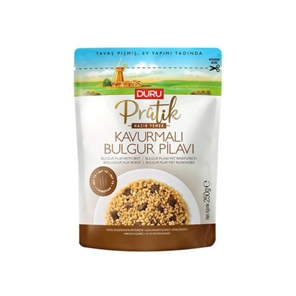 Duru Pratik Kavurmalı Bulgur Pilavı 250ml