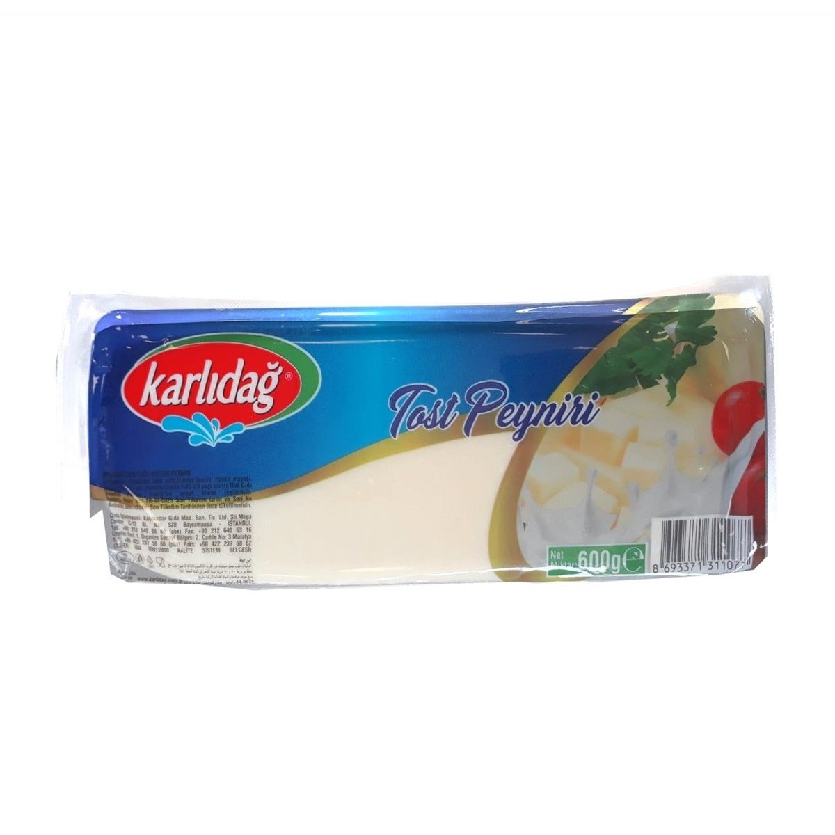 Karlıdağ Tost Peyniri 600gr