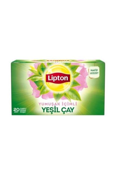Lipton Yeşil Çay Yumuşak İçimli 20li