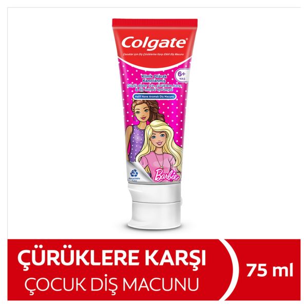 Colgate Çocuk Diş Macunu Hafif Nane Aromalı 75ml (kız)