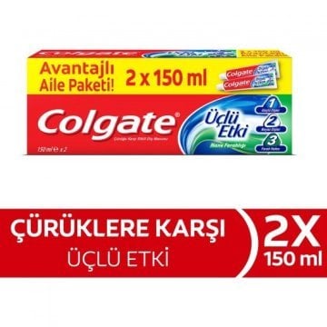 Colgate Diş Macunu Üçlü Etki 125+125ml