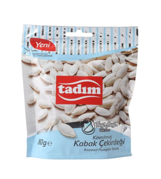Tadım Kavrulmuş Kabak Çekirdeği Tuzsuz 80gr