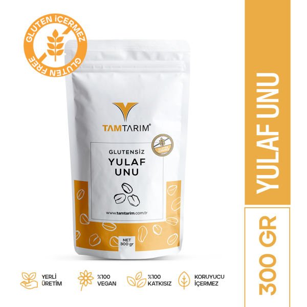 Tam Tarım Glutensiz Yulaf Unu 300 Gr
