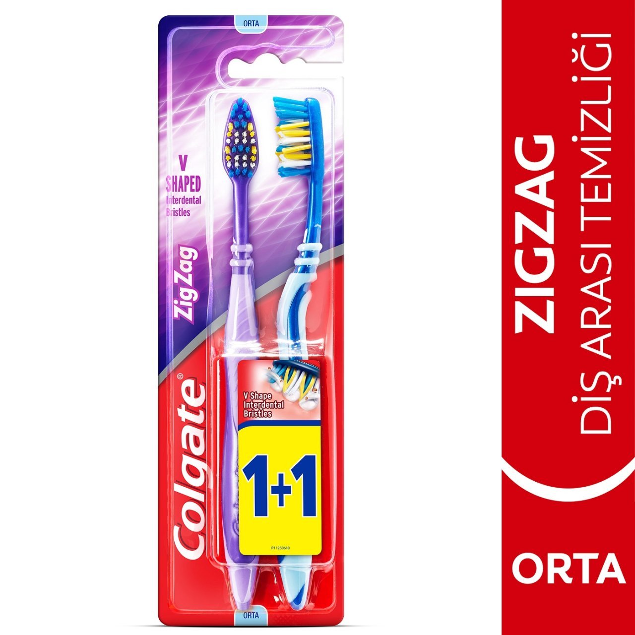 Colgate Zigzag Diş Fırçası 1+1 Orta