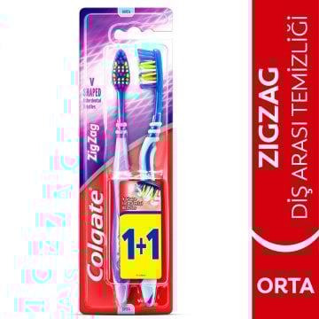 Colgate Zigzag Diş Fırçası 1+1 Orta