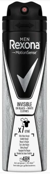 Rexona Men Invısıble On Black + Whıte Clothes X7 Etki 150ml