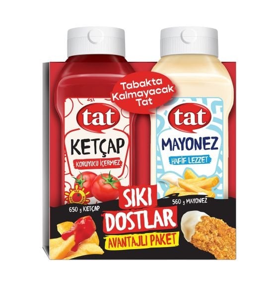 Tat Sıkı Dostlar 650gr Ketçap & 560gr Mayonez