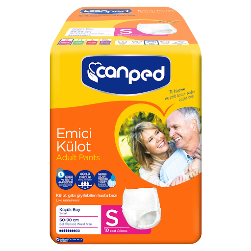 Canped Hasta Bezi Emici Külot Small 10adet