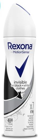 Rexona İnvisible On Black+White Clothes X7 Etki 150ml