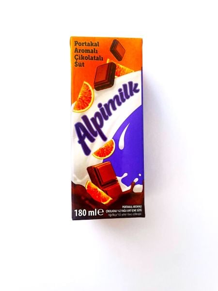 Alpella Portakal Aromalı Çikolatalı Süt 180ml uht