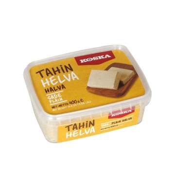 Koska Tahin Helvası Sade 400gr kutu