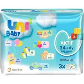 Uni Baby Islak Havlu Aktif 24+Ay  3x52