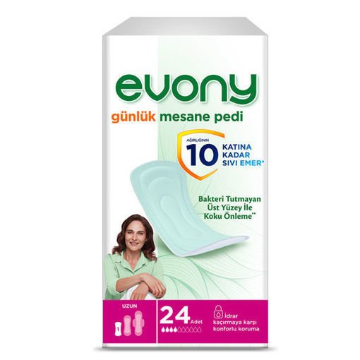Evony Günlük Mesane Pedi Uzun 24'lü