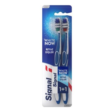 Signal White Now Beyaz Dişler Diş Fırçası 1+1