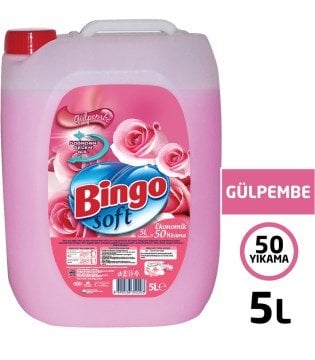 Bingo Soft Yumuşatıcı Gülpembe 5000gr