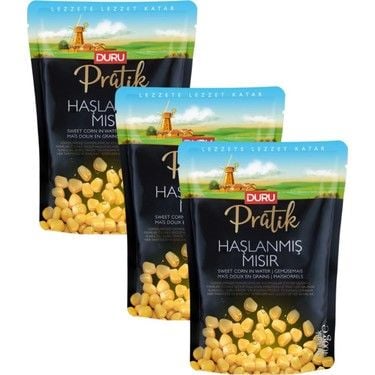 Duru Pratik Haşlanmış Mısır 3x235gr