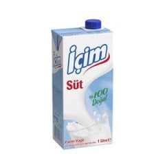 İçim Yarım Yağlı Süt 1000ml uht