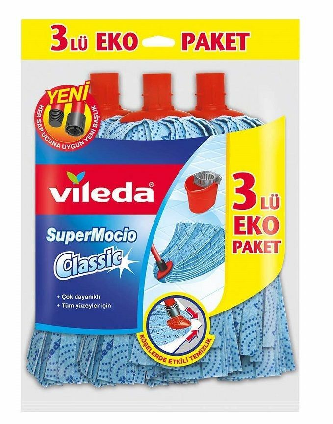 Vileda Süper Paspas Classic Yedek 3lü