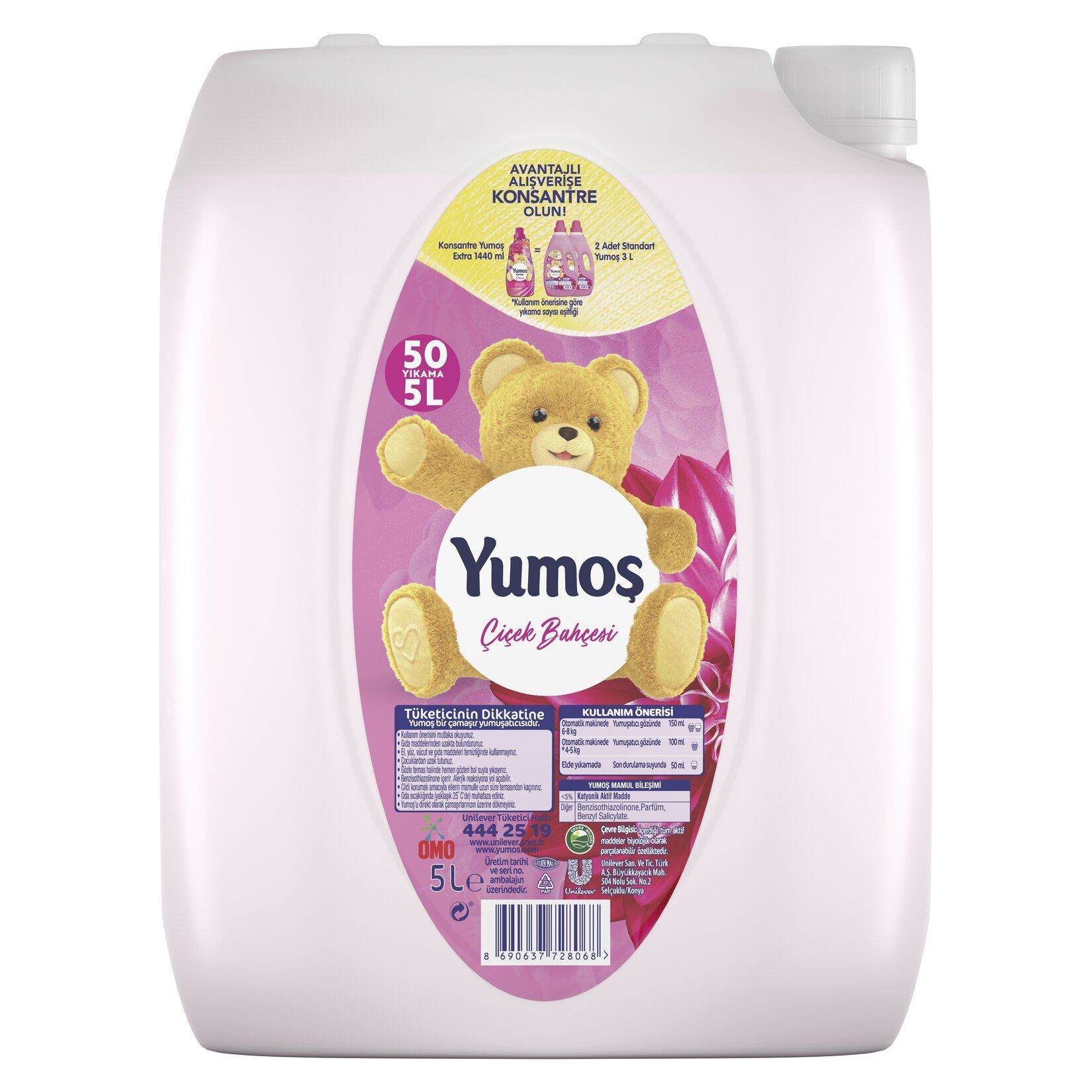 Yumoş Yumuşatıcı Çiçek Bahçesi 5000gr