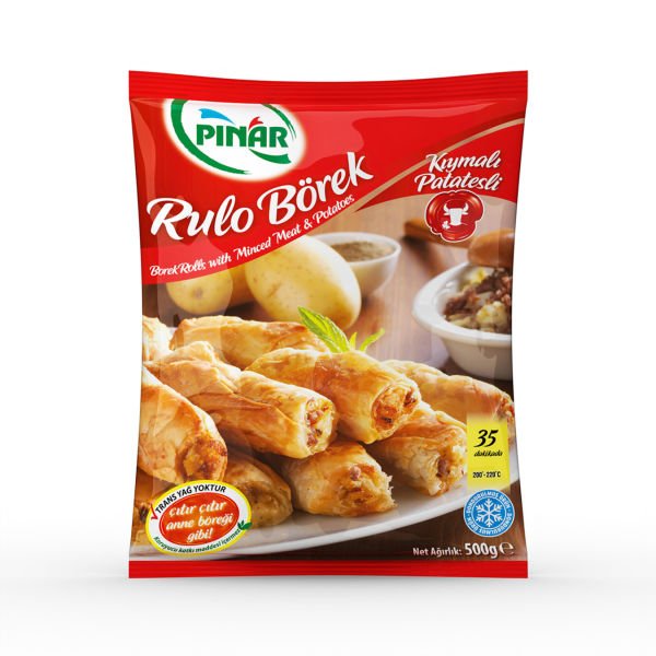 Pınar Rulo Börek Kıymalı Patatesli 500gr