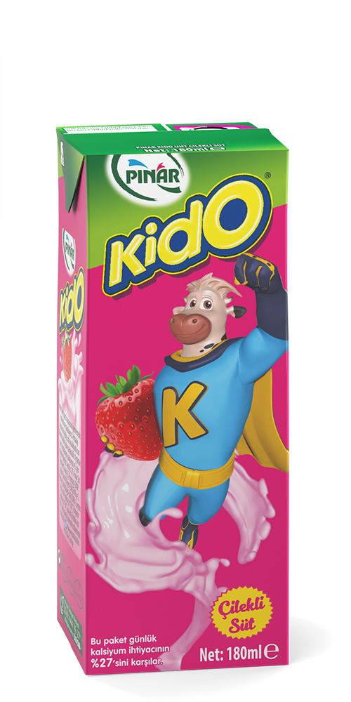 Pınar Kido Çilekli Süt 180ml