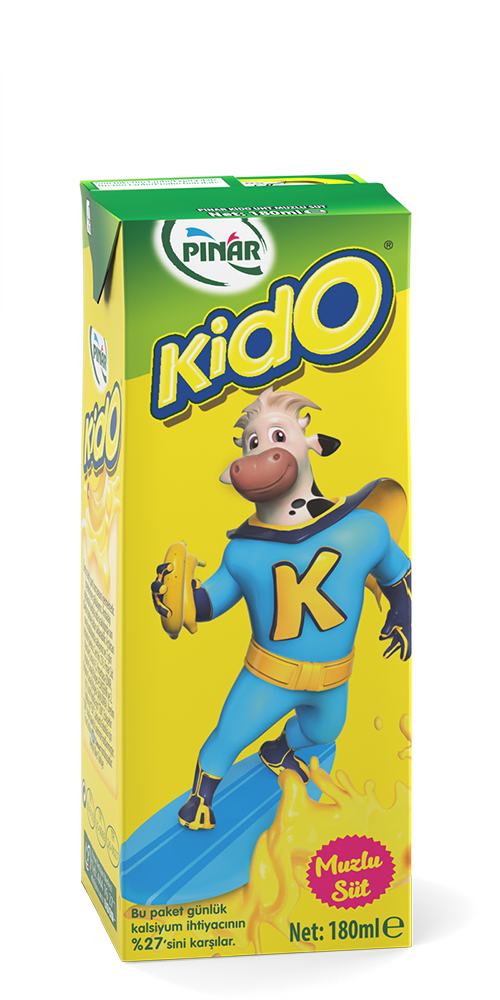 Pınar Kido Muzlu Süt 180ml