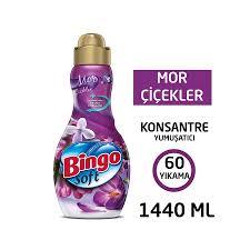 Bingo Soft Konsantre Yumuşatıcı Mor Çiçekler 1440ml