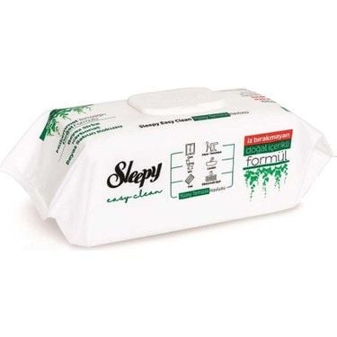 Sleepy Yüzey Temizleme Havlusu Beyaz Sirke Karbonat 100'lü