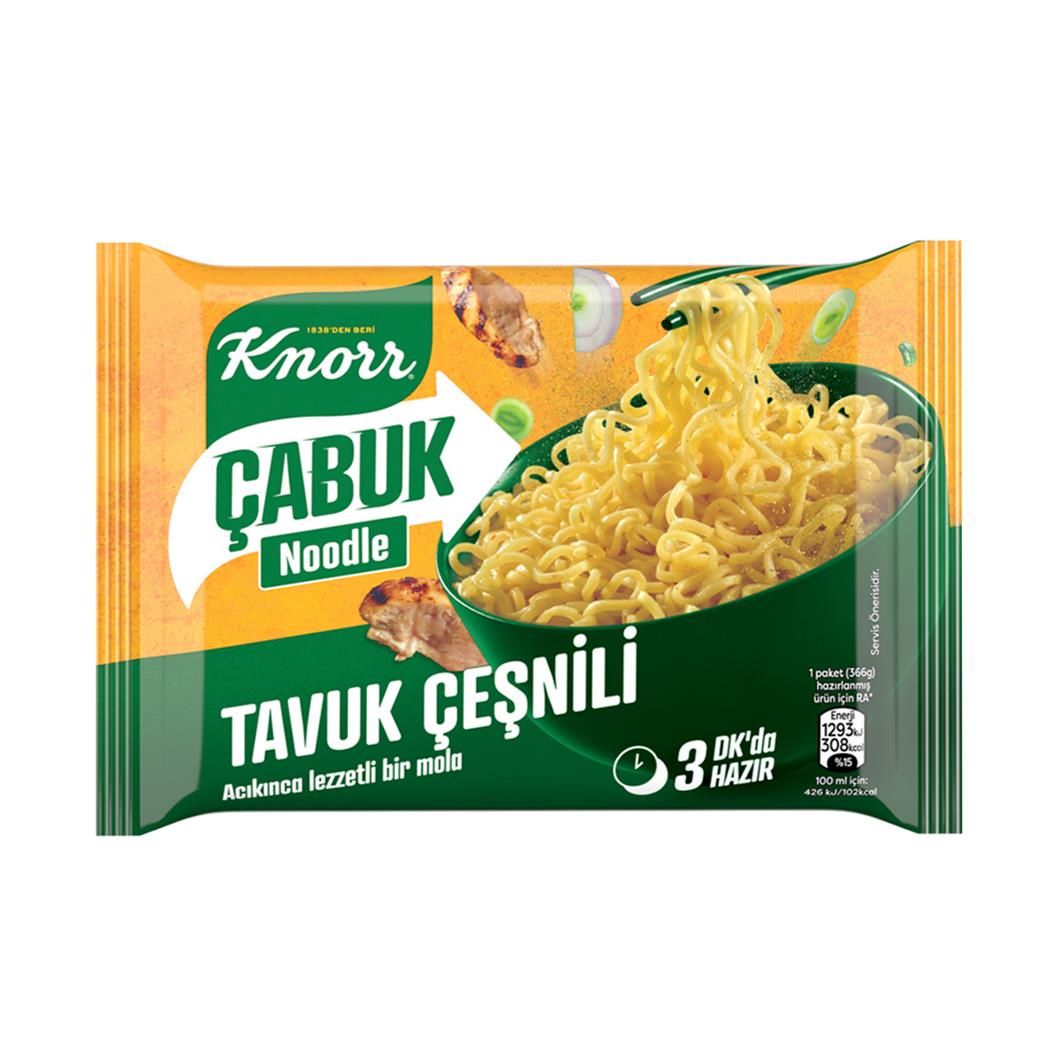 Knorr Çabuk Noodle Tavuk Çeşnili 66gr