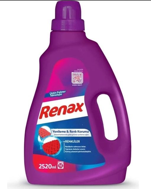Renax Sıvı Deterjan Renkliler 2520 ml