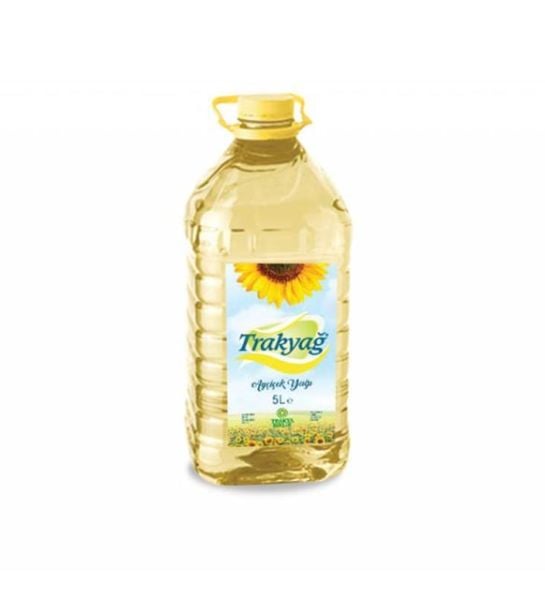 Trakyağ Ayçiçek Yağı 5000ml Kare Pet
