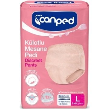Canped Külotlu Mesane Pedi Large 9 Adet