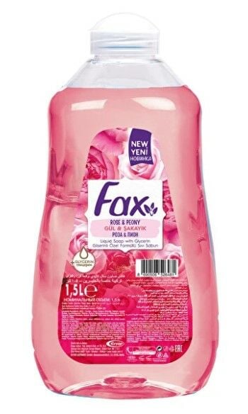 Fax Sıvı Sabun Gül&Şakayık 1500ml