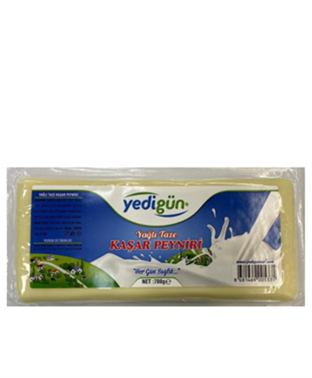 Yedigün Kaşar Peyniri 700gr
