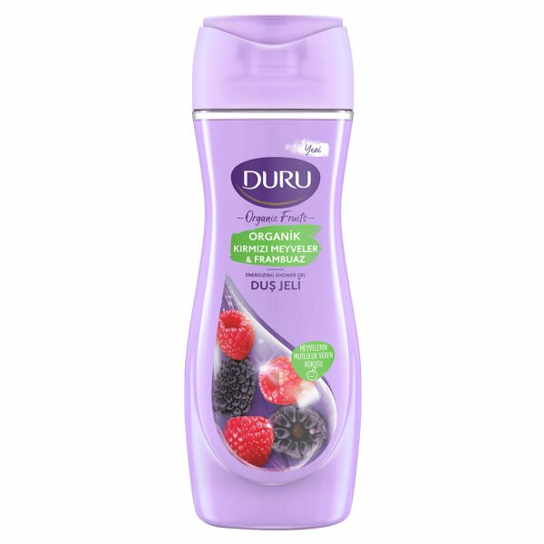 Duru Duş Jeli Organik Kırmızı Meyveler & Frambuaz 450ml
