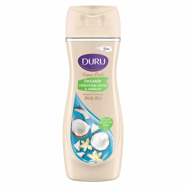 Duru Duş Jeli Organik Hindistan Cevizi Vanilya 450ml