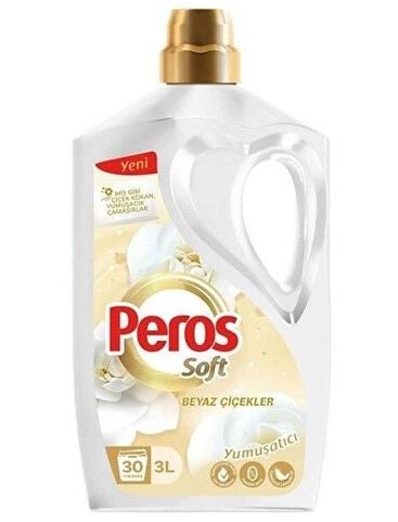 Peros Soft Yumuşatıcı Beyaz Çiçekler 3000ml