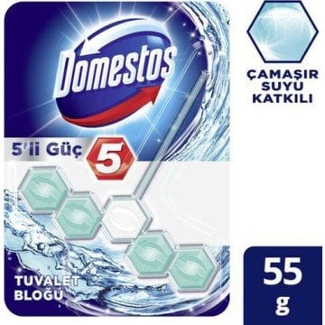 Domestos Wc Blok Çamaşır Suyu Katkılı 5li 50gr