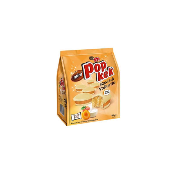 Eti Popkek Kayısılı Yoğurtlu 162gr poşet