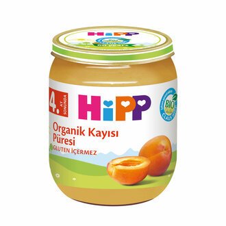 Hipp Organik Kayısı Püresi 125gr cam