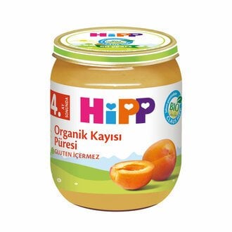 Hipp Organik Kayısı Püresi 125gr cam