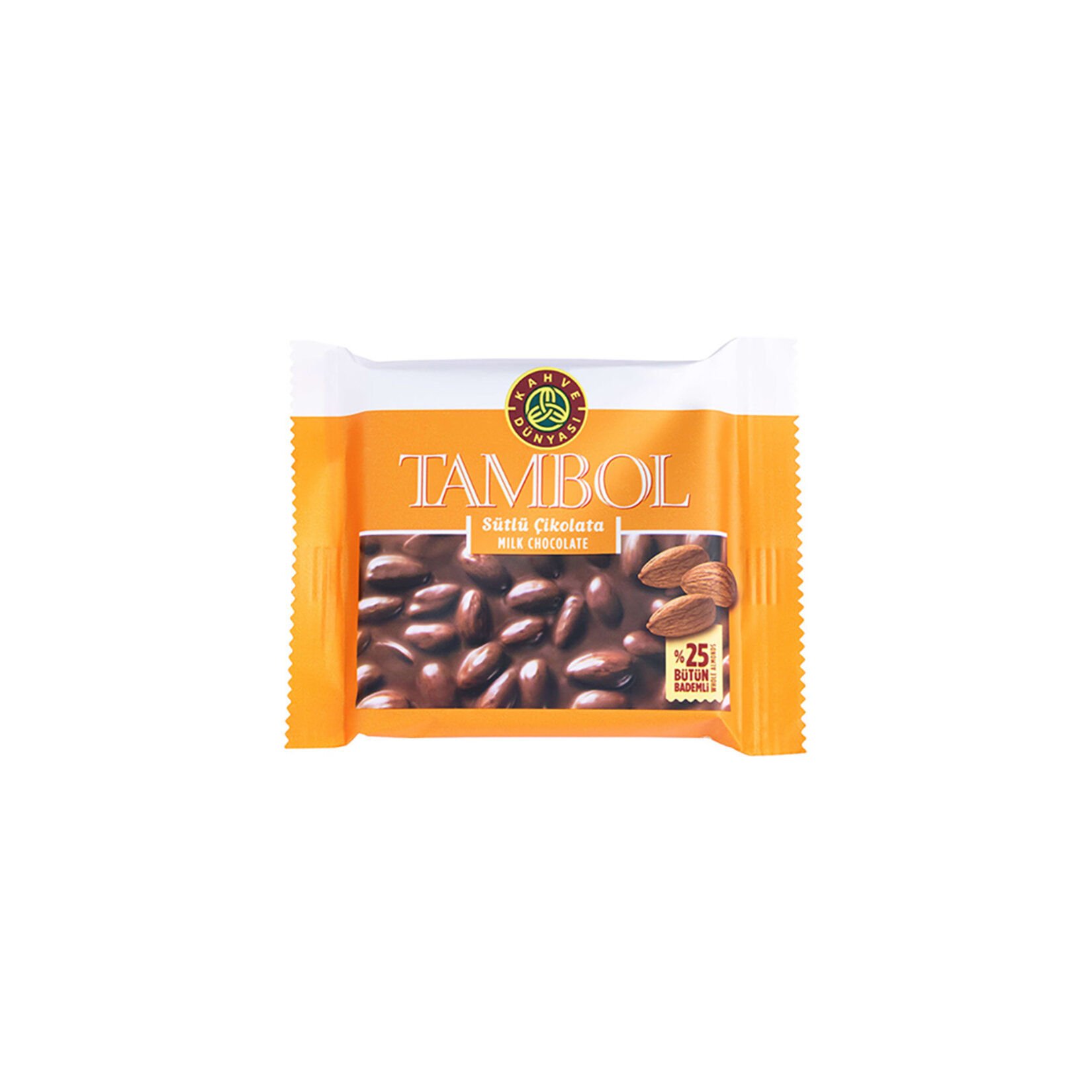 Tambol Sütlü Çikolata Bademli Tablet 77gr