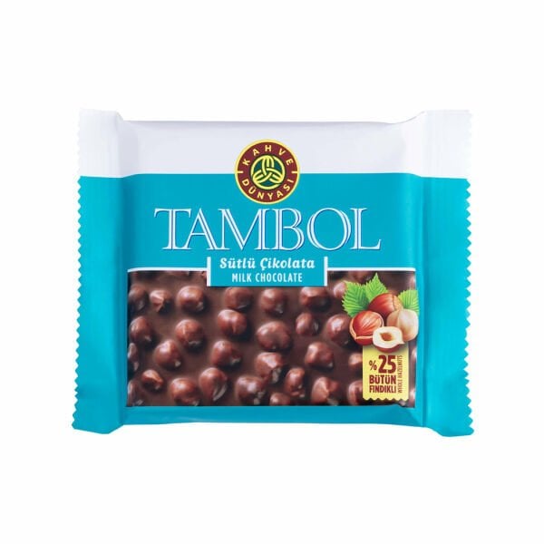Tambol Sütlü Çikolata Fındıklı Kare 77gr