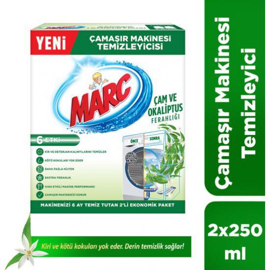 Marc Çamaşır Makinesi Temizleyicisi Çam ve Okaliptus 2x250ml