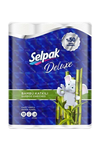 Selpak Bambu Katkılı Havlu 12li