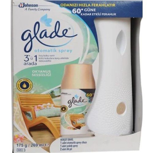 Glade Otomatik Sprey Sistem ve Yedek Okyanus Sessizliği 269ml