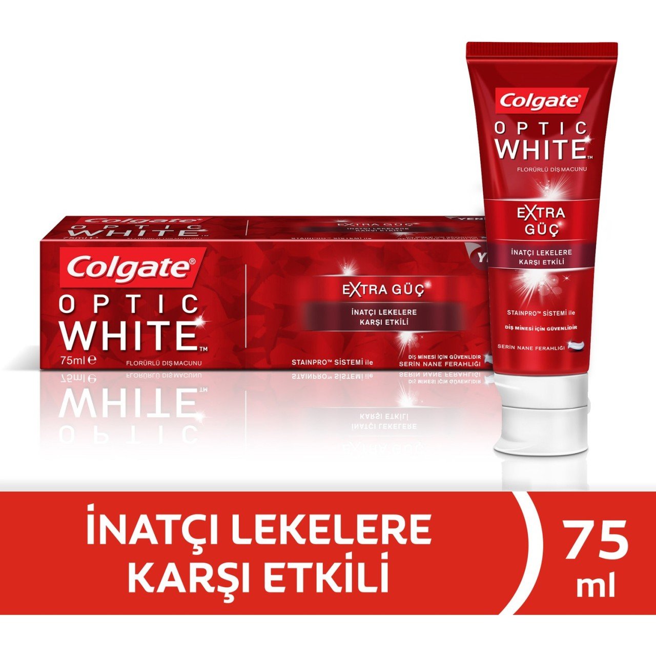 Colgate Optik Beyaz Extra Güç Diş Macunu 75ml